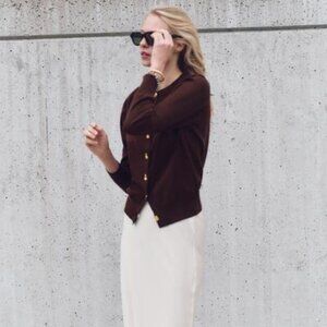 Zara Cardigan - Chocolate